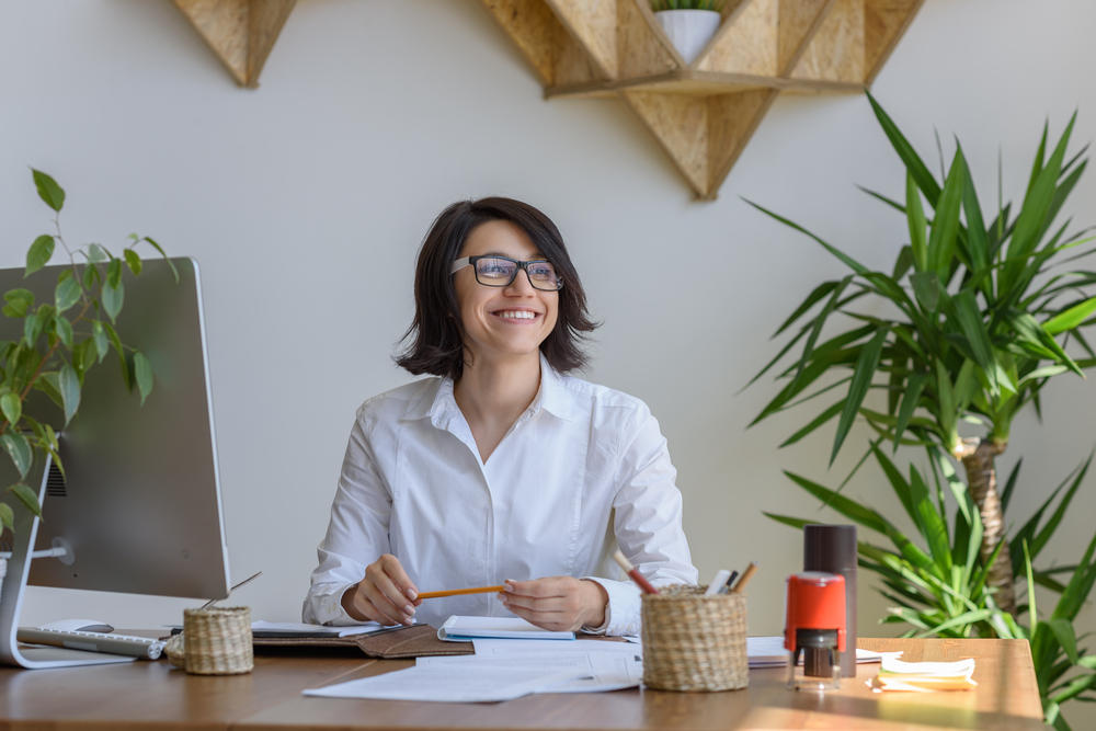 benefits of plants in a serviced office barnet